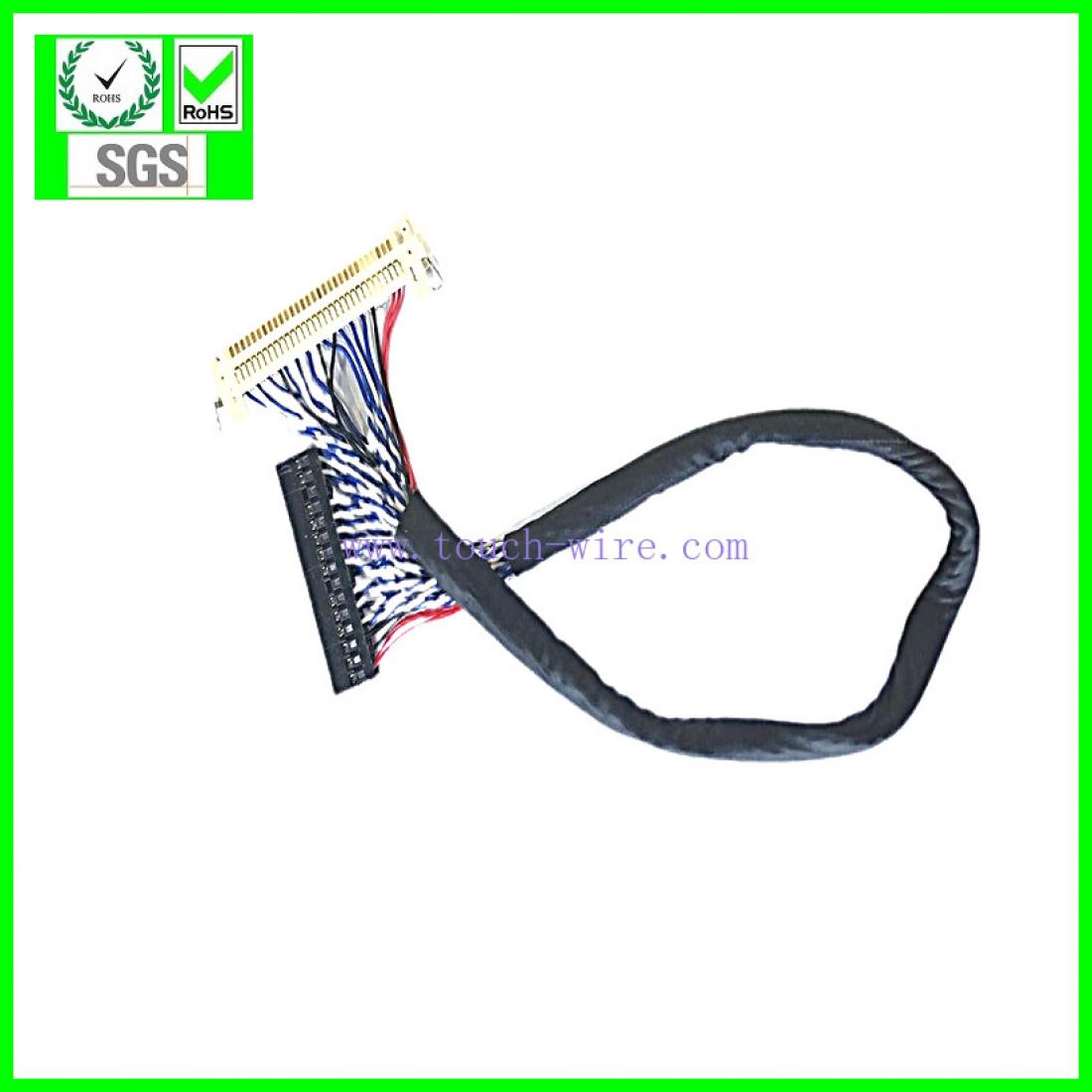 Wireharness LVDS CABLE JAE FI-X30HL to Dupon 2*15PIN