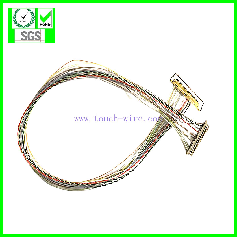 LVDS CABLE: IPEX 20453 to HRS DF13-30DS-1.25