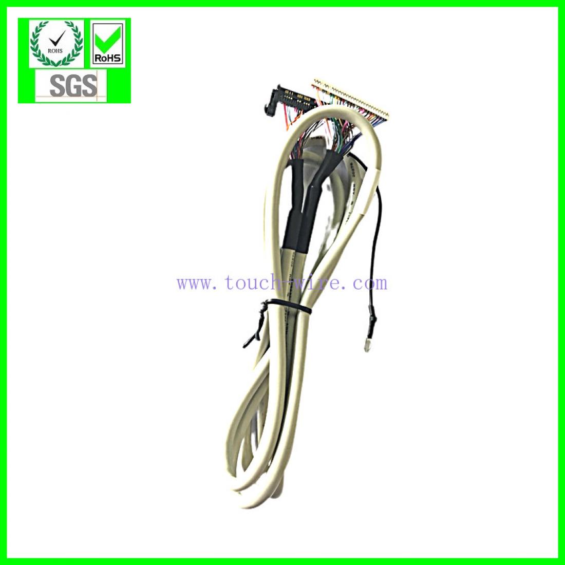 UL20276 30AWG 2*15C LVDS CABLE , JAE FI-RE51HL  to HRS DF14( yeonho 12507HS)