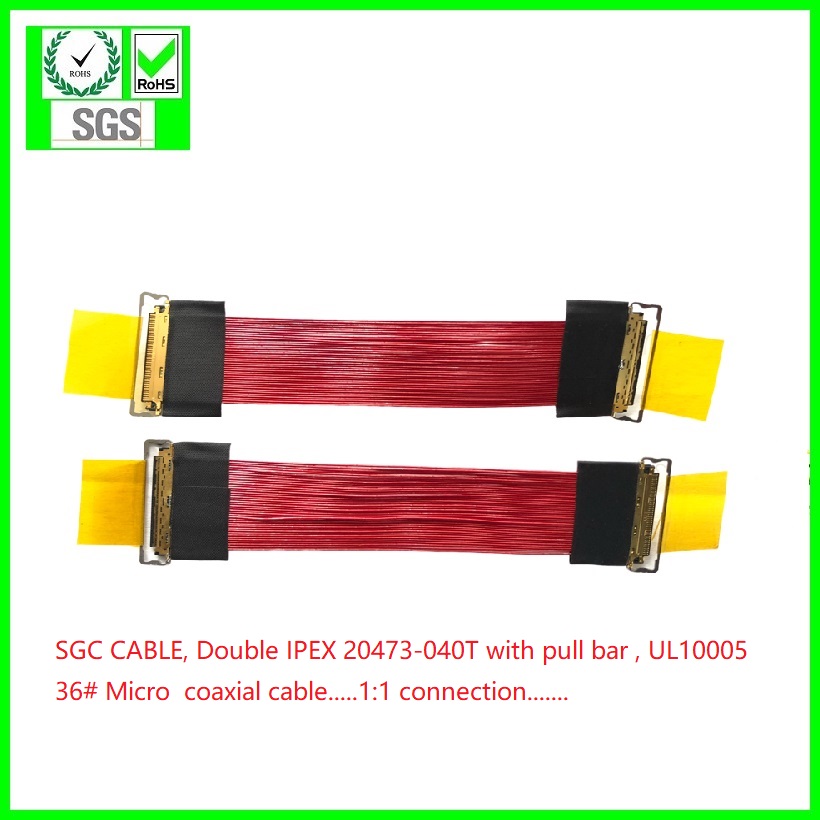 SGC CABLE, IPEX20473-040T,UL1354/10005  36AWG COAXIAL CABLE
