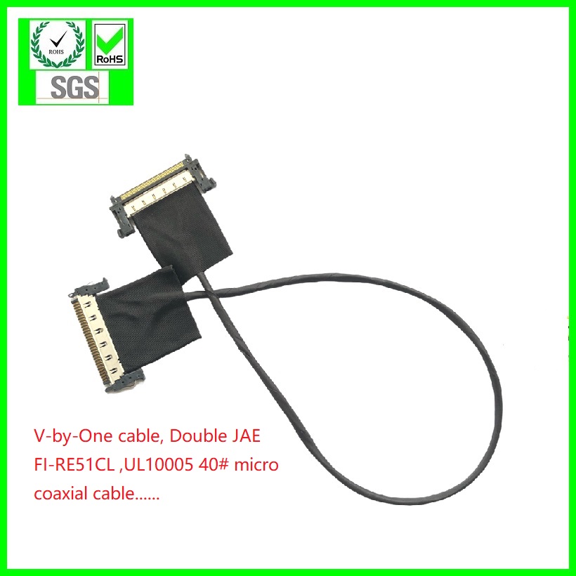 LVDS CABLE,SGC CABLE ,V-BY-ONE JAE FI-R51CL UL10005 40# Micro  coaxial cable