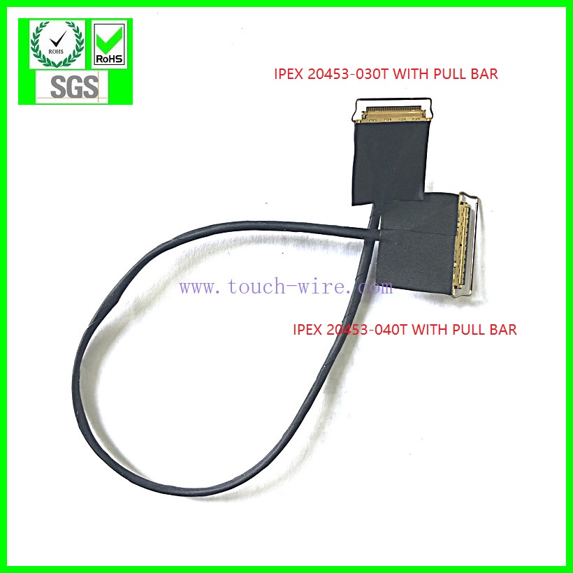 LVDS CABLE,SGC CABLE,IPEX 20453-030T to IPEX 20453-040T,UL10005 coaxial cable