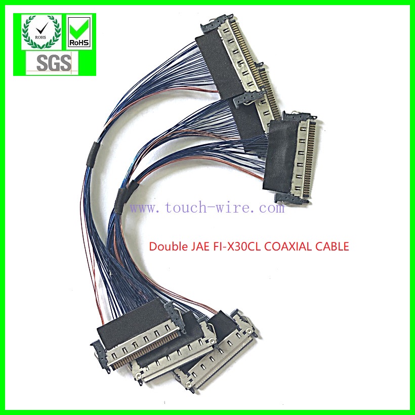 LVDS CABLE,SGC CABLE,Double JAE FI-X30CL,UL10005 40# coaxial cable