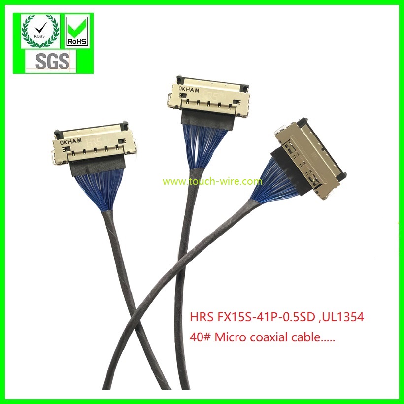 HRS FX15S-41P-0.5SD ,UL1354 COAXIAL CABLE