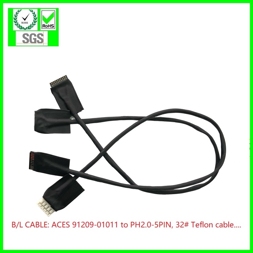 Wire harness assembly Aces 91209-01011 and JST PH2.0